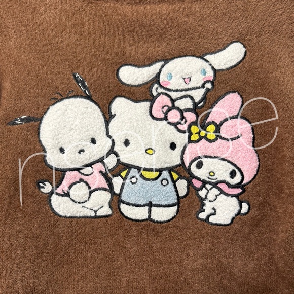 Sanrio Brown Hello Kitty Cardigan - Picture 5 of 7